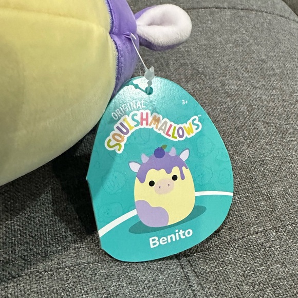 Benito the Blueberry Cheesecake Cow Squishmallow *BNWT* - Picture 3 of 6